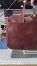 Load and play video in Gallery viewer, Leather Briefcase