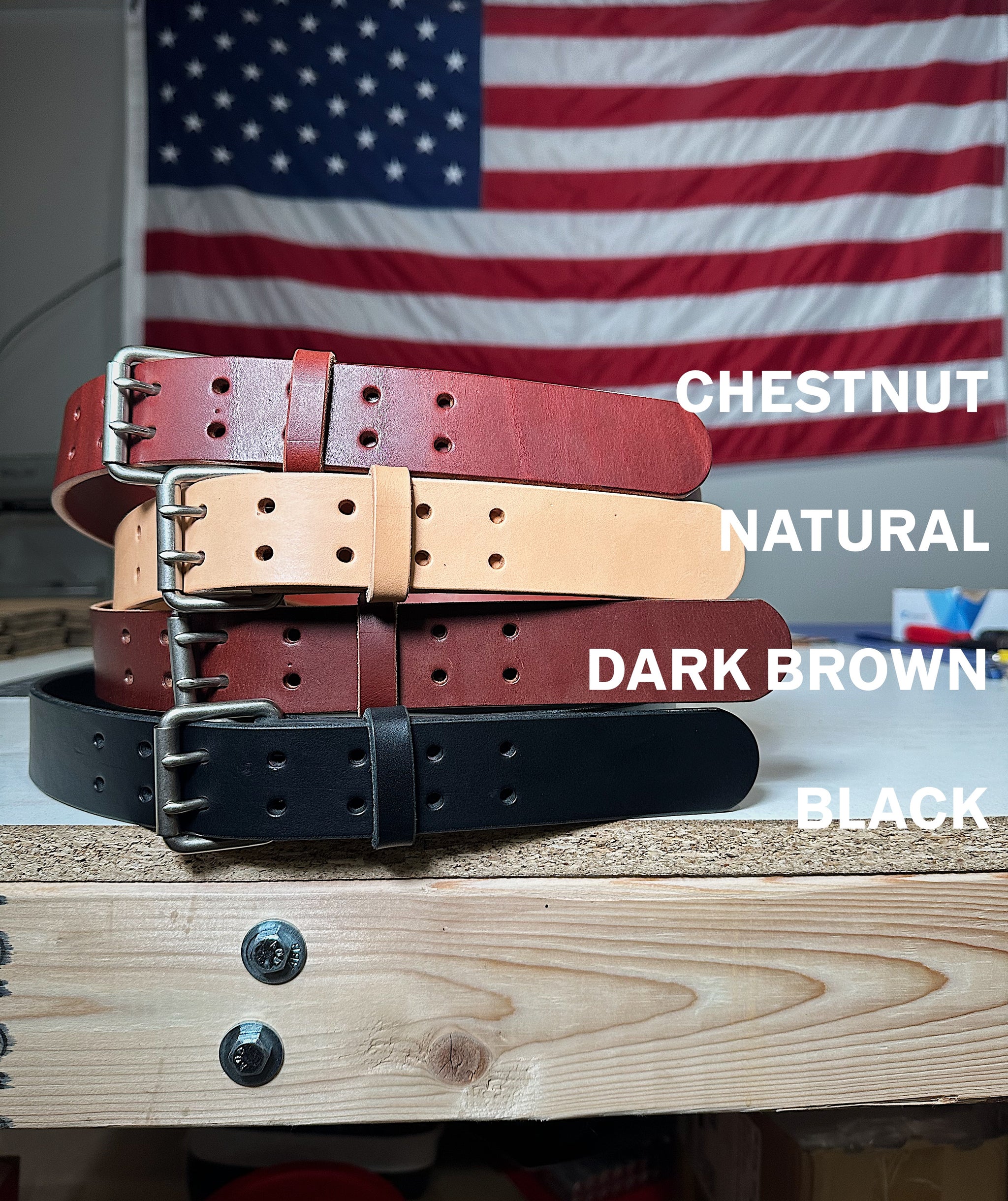 Double Prong Belt – MorrisonMade Leather