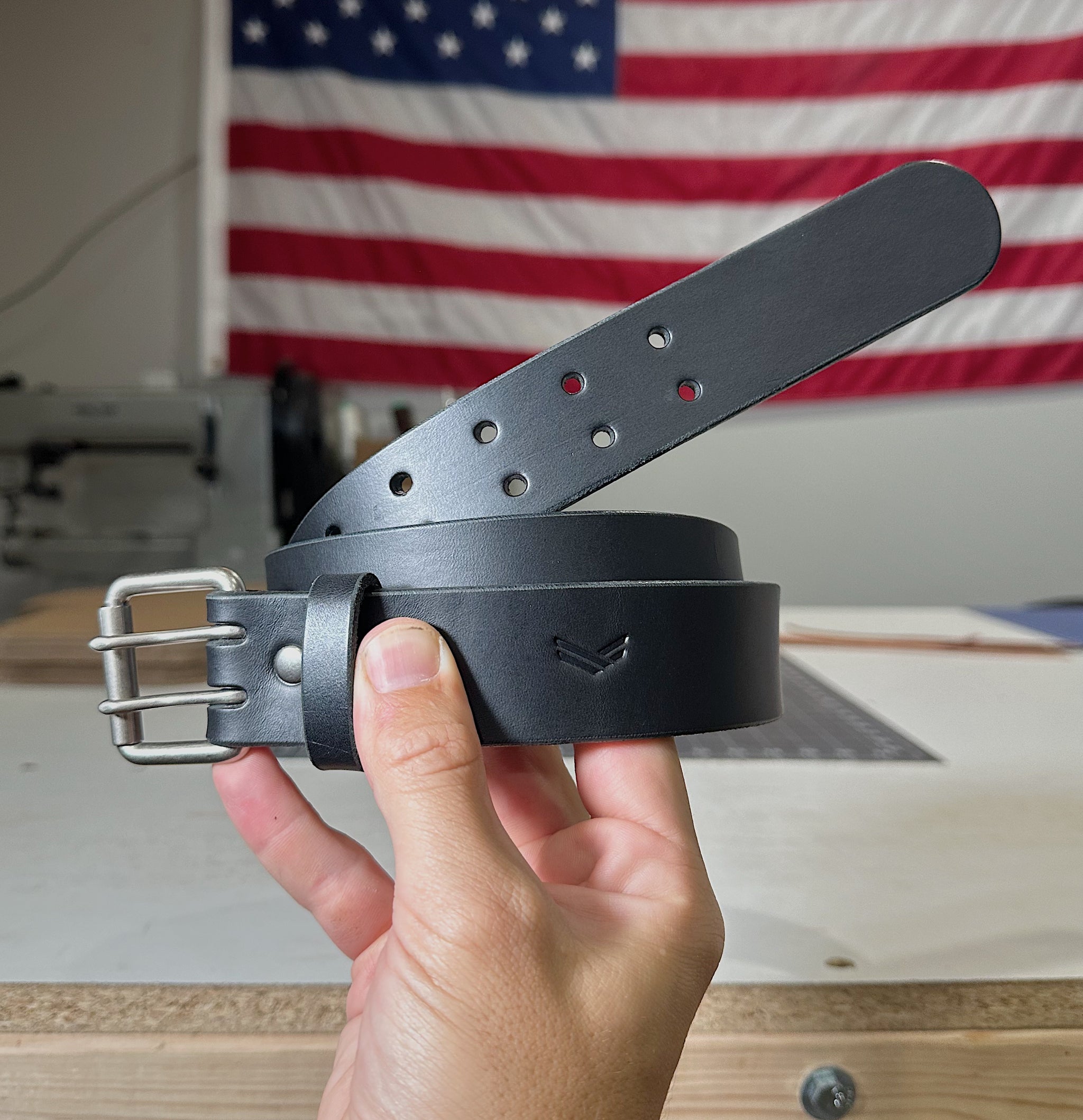 Double Prong Belt – MorrisonMade Leather