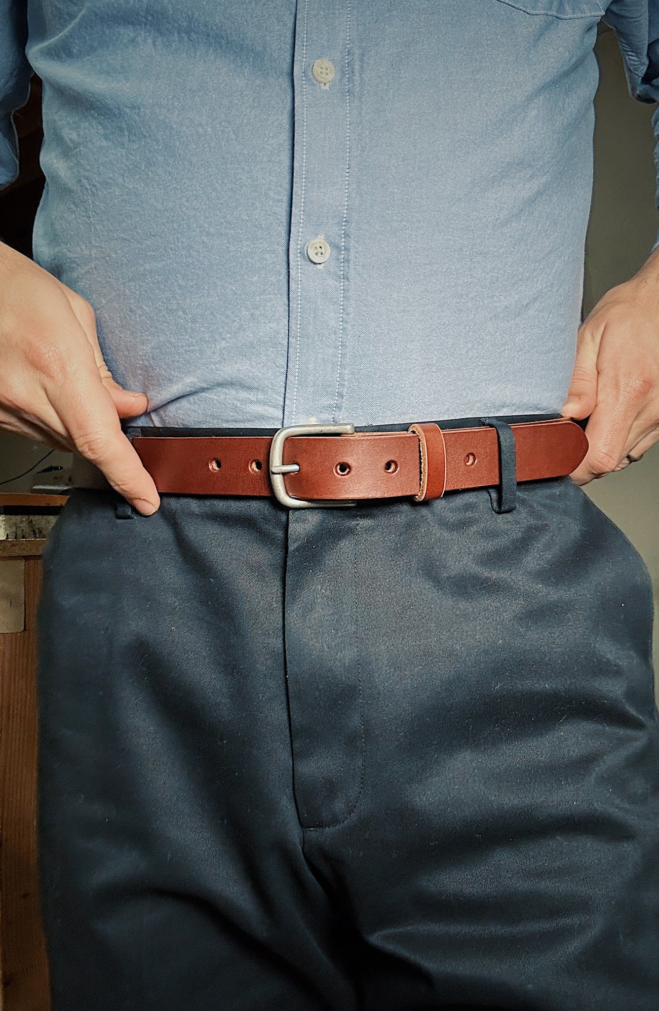 Men's Dress Belt MorrisonMade Leather Men's Dress Belt MorrisonMade Leather