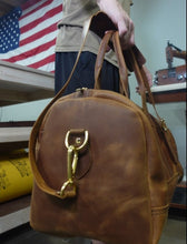 Load image into Gallery viewer, Leather Duffel Bag

