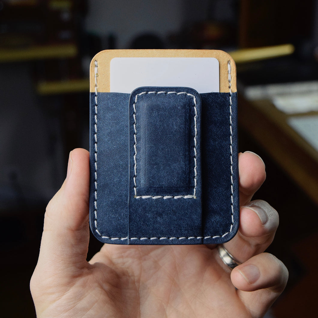 Minimalist w/ Clip - Blue & Tan