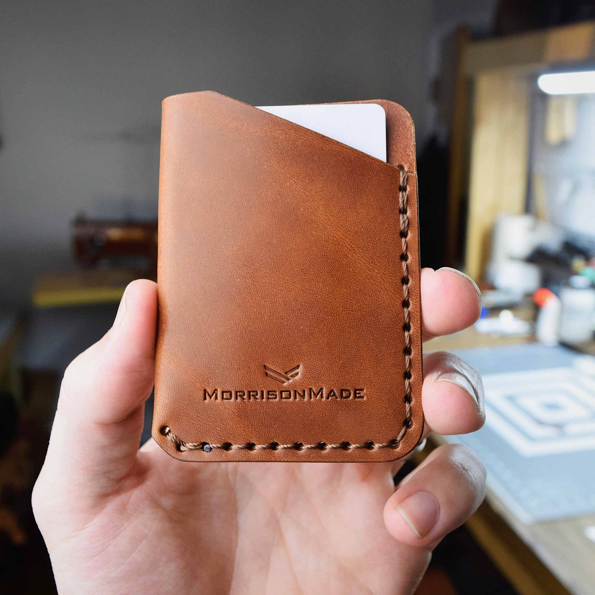 Card Sleeve  MorrisonMade Leather