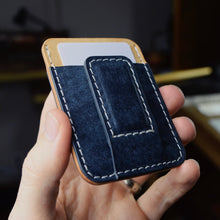 Load image into Gallery viewer, Minimalist w/ Clip - Blue &amp; Tan
